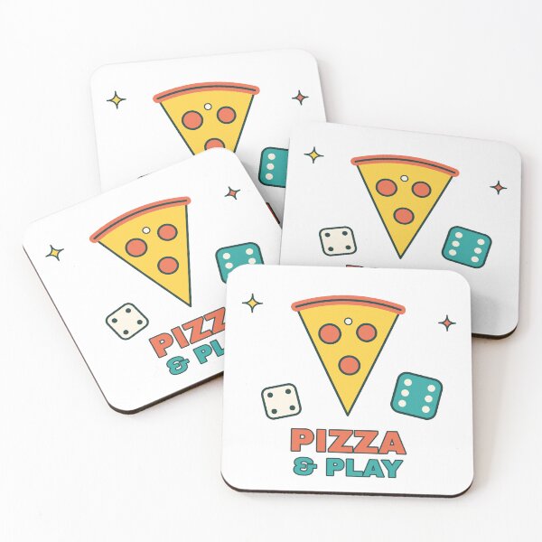 Item preview, Pizza and Play Game Night | Retro Game Night Design designed and sold by Playful Paper Club.
