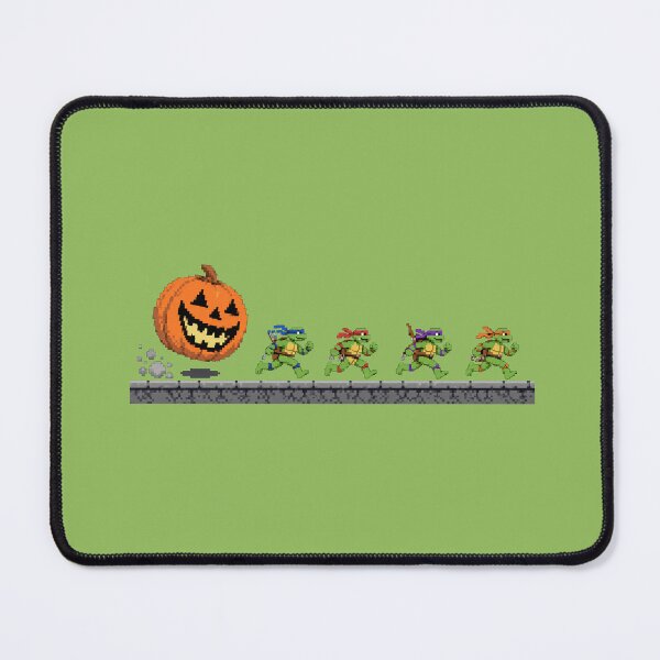 Item preview, Ninja Turtles Pixel Run – Halloween Pumpkin Chase designed and sold by RunningPixelCup.