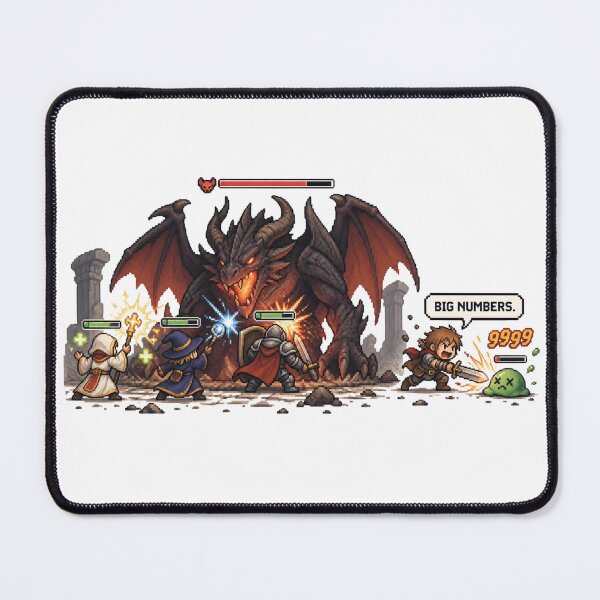 Item preview, Big Numbers - DPS Priorities Pixel Art designed and sold by ZirionEstudio.