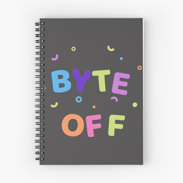 Item preview, BYTE OFF Digital Art Design with Bold Typography and Tech-Inspired Graphics designed and sold by Sunmy.