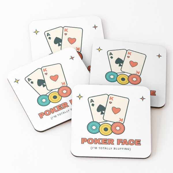 Item preview, Poker Face Card Game | Retro Game Night Design designed and sold by Playful Paper Club.