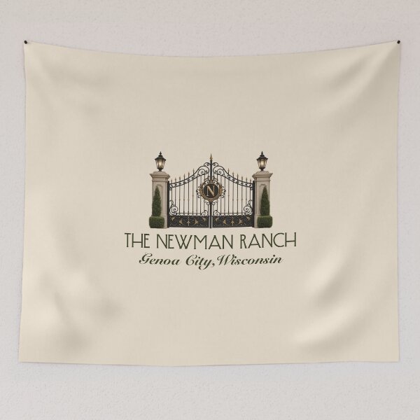 Item preview, The Newman Ranch (on Cream) designed and sold by PawsitiveMum3.