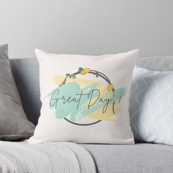 Item preview, Have a Great Day - Cute Aesthetic Pastel Floral Design designed and sold by Nashatyoussef.