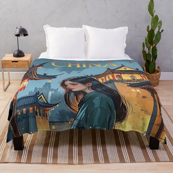 Item preview, A rainy day at a palace in China designed and sold by Yuki Bloom.