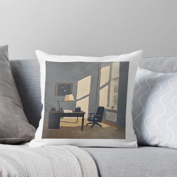 Item preview, Office Scene in Post-Impressionist Painting Style Artwork designed and sold by StoreCht.