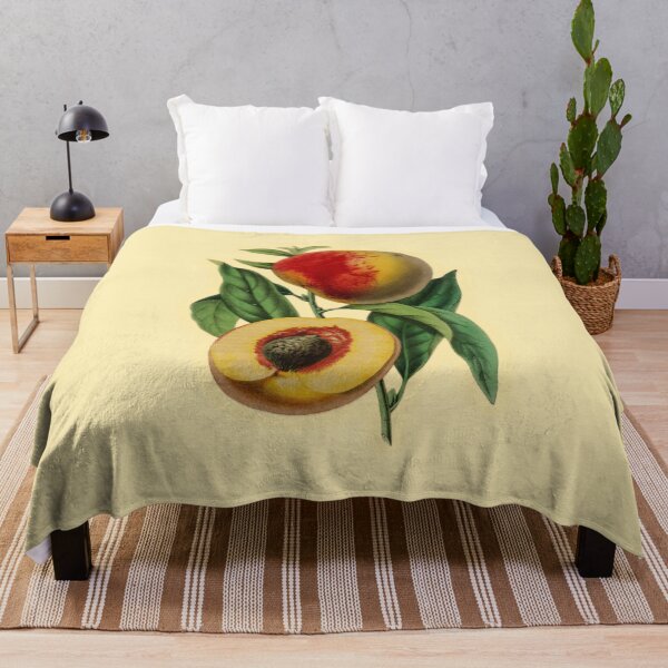 Item preview, Vintage Peach Botanical Illustration designed and sold by footnotes-club.