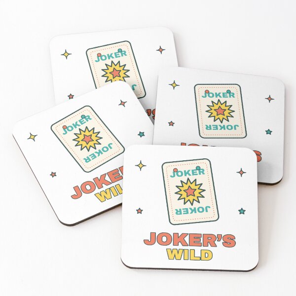 Item preview, Joker's Wild Playing Card | Retro Game Night Design designed and sold by Playful Paper Club.