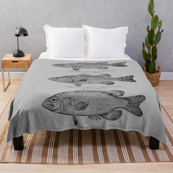 Item preview, Bass Fishing Small and Large Mouth Rock Fish Illustration designed and sold by mjohnson9.