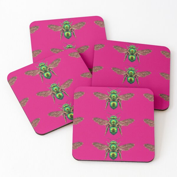Item preview, Orchid Bee – Vivid Emerald Jewel Pattern designed and sold by Helt-enkelt.