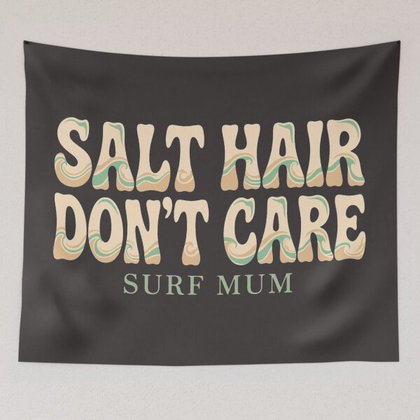 Item preview, Salt Hair Dont Care Surf Mum Retro designed and sold by Yellowriversss.