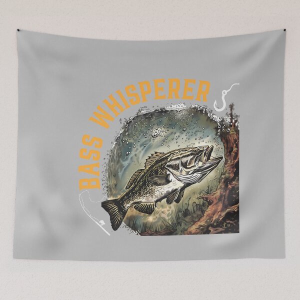 Item preview, Bass Whisperer bass fisherman fishing for bass designed and sold by mjohnson9.
