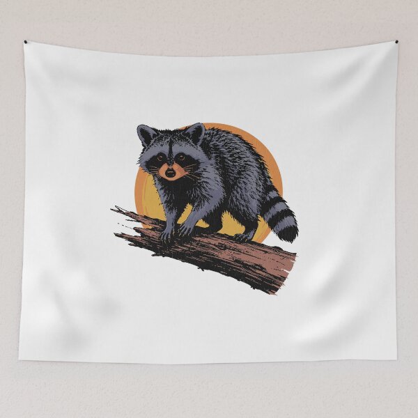 Item preview, Vintage Trash Panda Sunset designed and sold by Anugrah januar.
