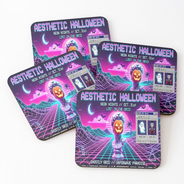 Artikelvorschau, Halloween Vaporwave Dreams Grafik entworfen und verkauft von Solomon-Ent-144.