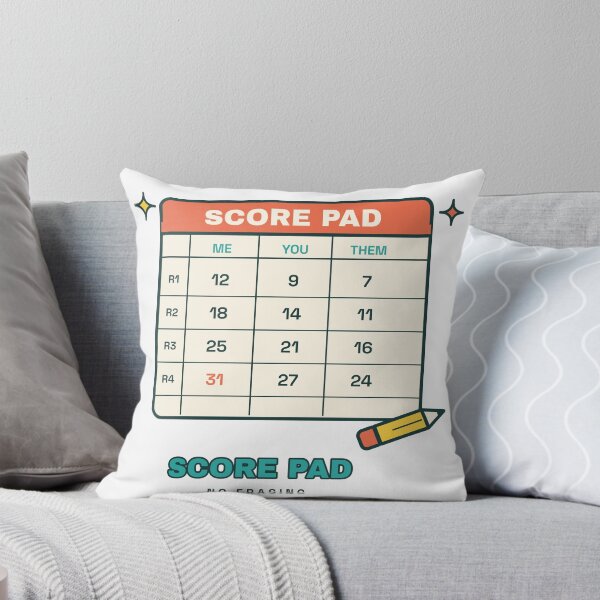 Item preview, Score Pad Game Scorecard | Retro Game Night Design designed and sold by Playful Paper Club.