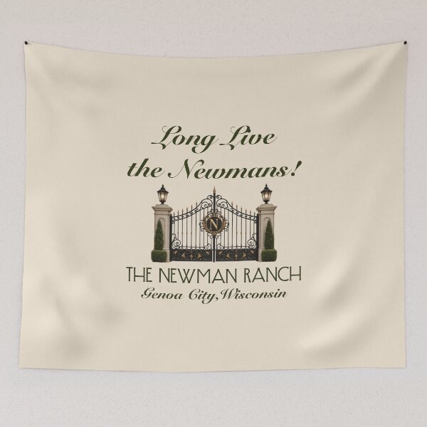 Item preview, The Newman Ranch II (on Cream) designed and sold by PawsitiveMum3.