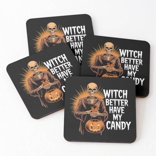 Item preview, Skeleton Witch Candy Halloween Graphic designed and sold by OlyvieArt.