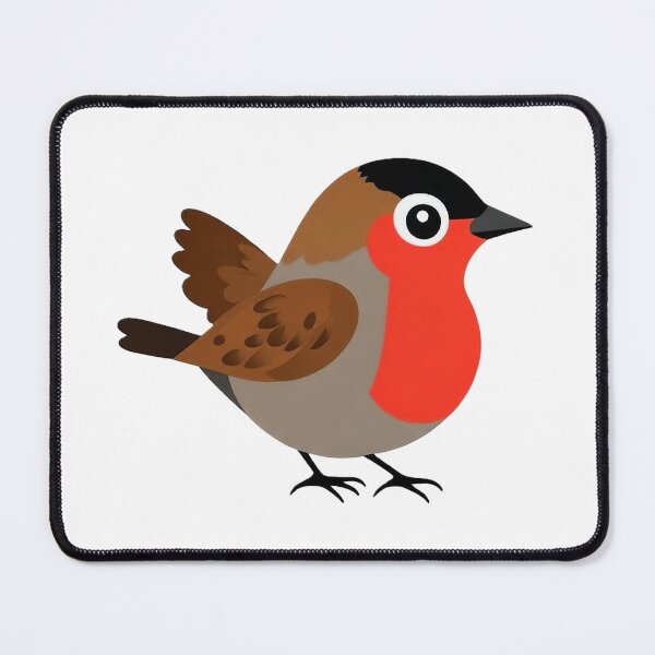 Item preview, Nice and Cute Little Robin Bird Red Breast Illustration designed and sold by Mido-artister.
