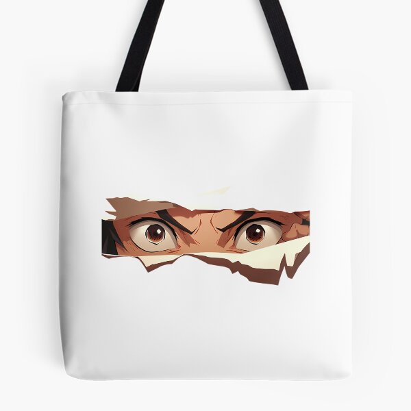 Item preview, Inosuke Hashibira Demon Slayer Wide Eyes Fierce Torn Paper Peek designed and sold by conroy-arlethas.