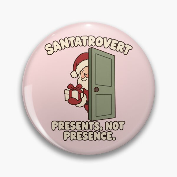 Item preview, Santatrovert Santa Humor for Introverts — Presents Not Presence Christmas Party Joke designed and sold by Im-Ara.
