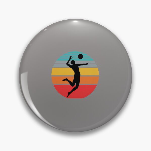 Item preview, Volleyball Player Retro Sunset Spike Jump-9 designed and sold by AndreMuhs.