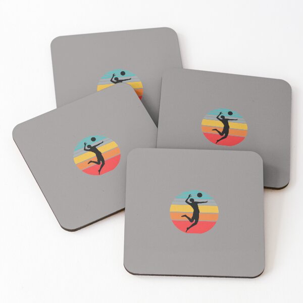 Item preview, Volleyball Player Retro Sunset Spike Jump-9 designed and sold by AndreMuhs.