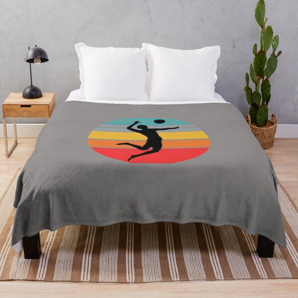 Item preview, Volleyball Player Retro Sunset Spike Jump-9 designed and sold by AndreMuhs.