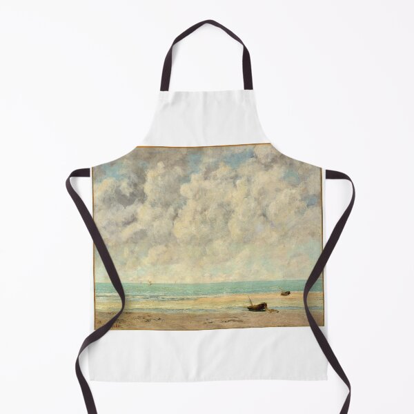 Item preview, The Calm Sea – Courbet Seascape Print designed and sold by MartinPA.