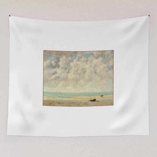 Item preview, The Calm Sea – Courbet Seascape Print designed and sold by MartinPA.
