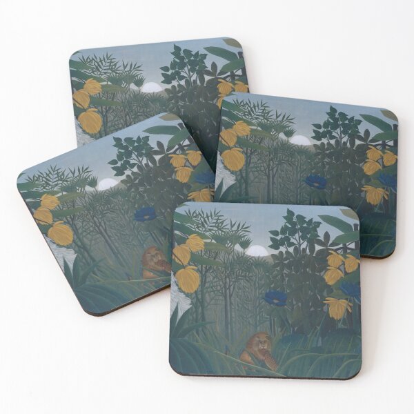 Item preview, The Repast of the Lion – Rousseau Print designed and sold by MartinPA.