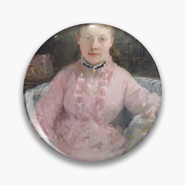 Item preview, The Pink Dress – Berthe Morisot Print designed and sold by MartinPA.