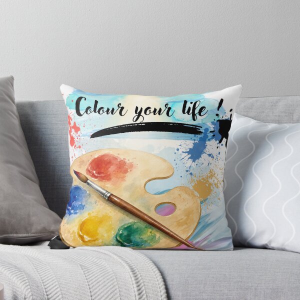 Item preview, Colour Your Life - Vibrant Watercolor Artist Palette Design designed and sold by Nashatyoussef.
