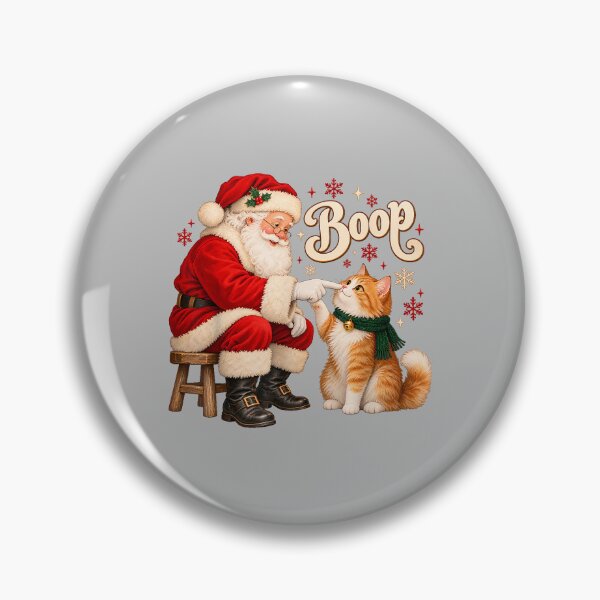 Item preview, Santa Cat Nose Boop Funny Christmas Orange Kitten Lover designed and sold by ArleneRowe.