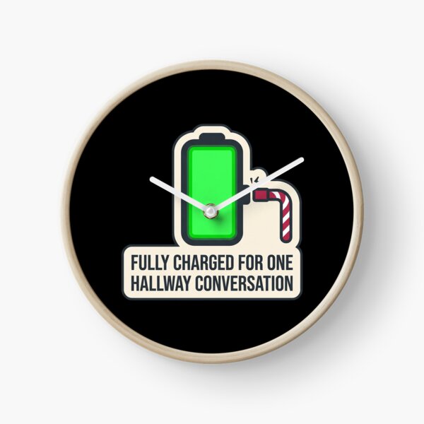 Item preview, Fully Charged for One Conversation - Introvert Gift designed and sold by TheCalmEdit.