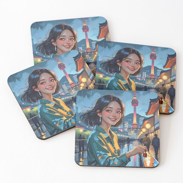 Item preview, A rainy day in Seoul, South Korea designed and sold by Yuki Bloom.
