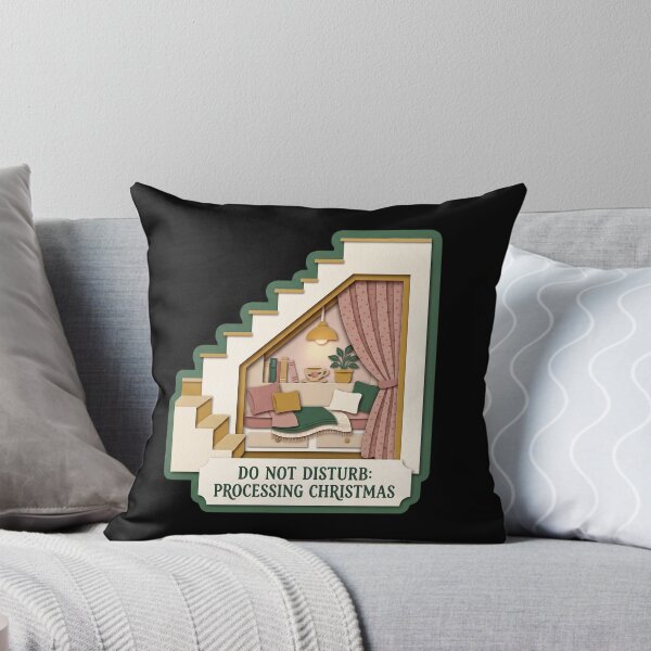Item preview, Do Not Disturb Processing Christmas - Cozy Nook Art designed and sold by TheCalmEdit.