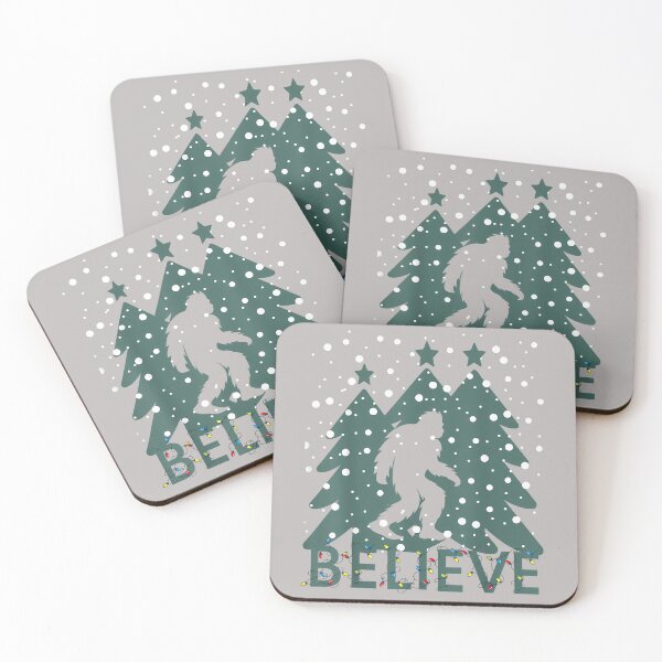 Item preview, Believe Christmas Lights Bigfoot Lovers Funny Sasquatch designed and sold by mjohnson9.