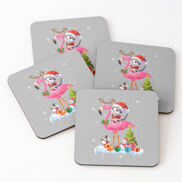 Item preview, Santa Cat Riding Reindeer Flamingo Christmas Kid_2 designed and sold by ArleneRowe.