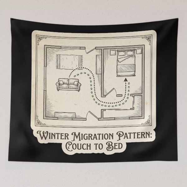 Item preview, Winter Migration Pattern - Couch to Bed Field Guide designed and sold by TheCalmEdit.