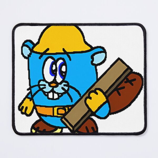 Item preview, Construction Worker Mouse Builder Handyman designed and sold by Andrew-Williams.