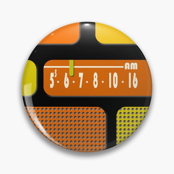 Item preview, Transistor Radio - 1970s Lunar Colony in Autumnal Colortones designed and sold by ubiquitoid.