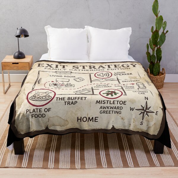 Item preview, Exit Strategy Family Gathering - Treasure Map Humor designed and sold by TheCalmEdit.