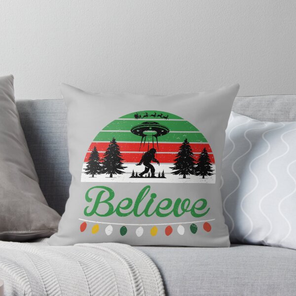Item preview, Believe Funny UFO Alien Abduction Bigfoot XMas Ugly Sweater_2 designed and sold by mjohnson9.