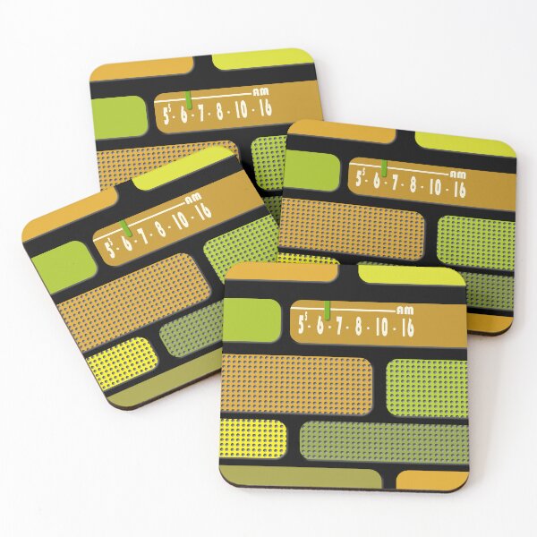 Item preview, Transistor Radio - 1970s Lunar Colony in Ochre Avocado Colortones designed and sold by ubiquitoid.