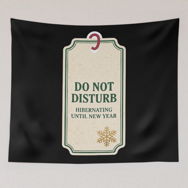 Item preview, Hibernating Until New Year - Do Not Disturb Card designed and sold by TheCalmEdit.
