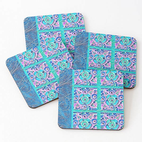 Item preview, A MOSAIC DESIGN IN BLUE designed and sold by Jensrb500.