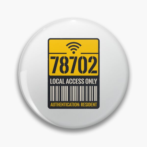 Item preview, 78702 Local Access Only Austin Resident Signal designed and sold by SplashTastic.