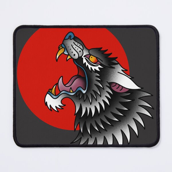 Item preview, Fierce Wolf Under the Crimson Moon designed and sold by Krisu444.