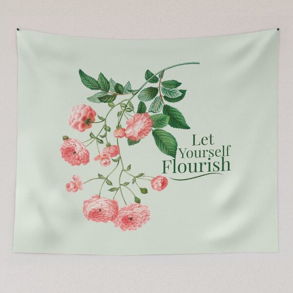 Item preview, Let Yourself Flourish designed and sold by Rosie's Wildflower Boutique.