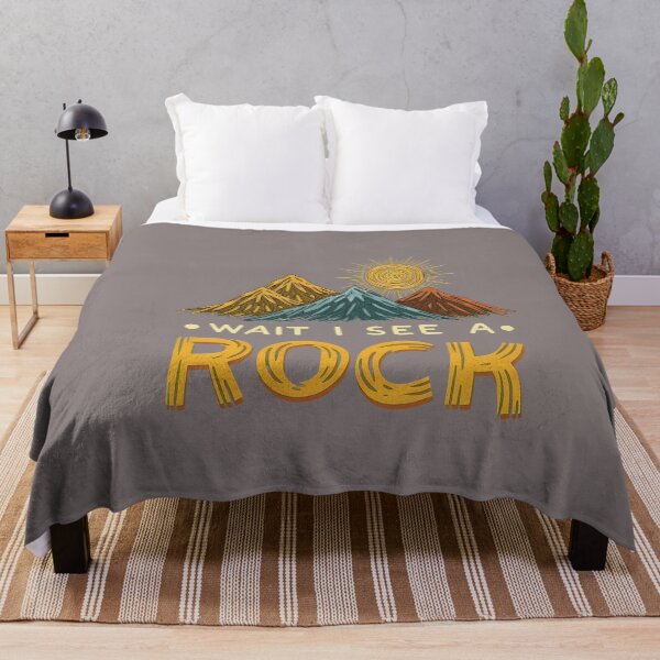Item preview, Wait I See A Rock Funny Geology Hiking T-Shirt-68 designed and sold by SaschaHeieck.