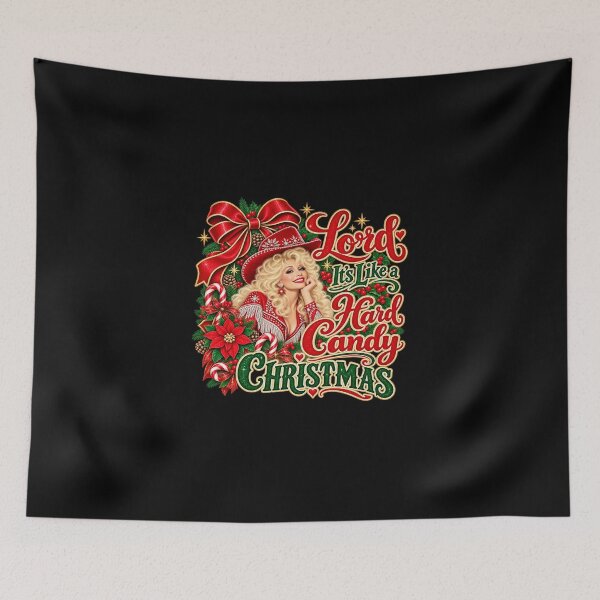Item preview, Dolly Parton Hard Candy Christmas, Country Music Holiday, Retro Western Christmas, Dolly Parton Fan Gift designed and sold by Sparkles Makes Studio.